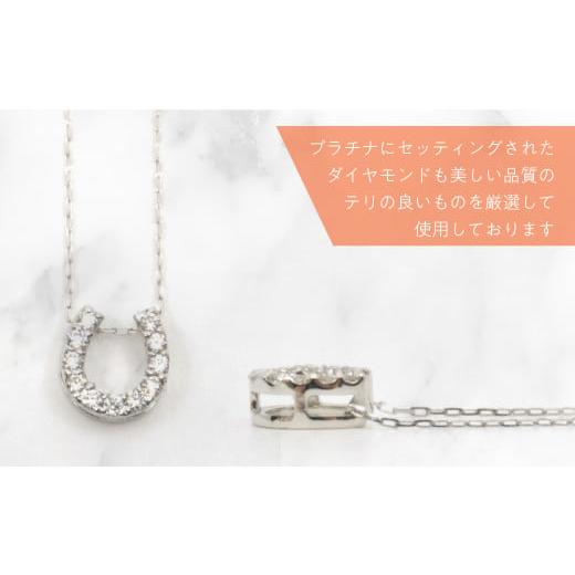 ふるさと納税 アクセサリー ネックレス 山梨県 笛吹市 プラチナ　バテイ　ネックレス 　255099 218-175の画像