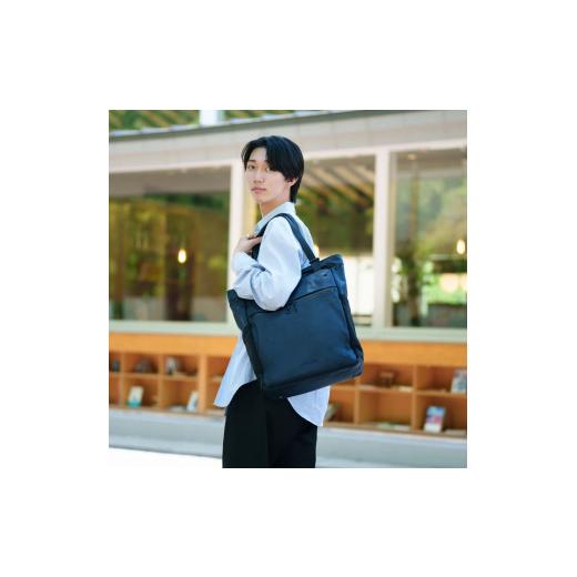 ふるさと納税 カバン トートバッグ 兵庫県 豊岡市 豊岡鞄 ベルーフバゲージ Urban Commuter 2WAY TOTE BAG 3 HA brfUC09HA ネイビー ／ beruf baggage 2way バ…の画像