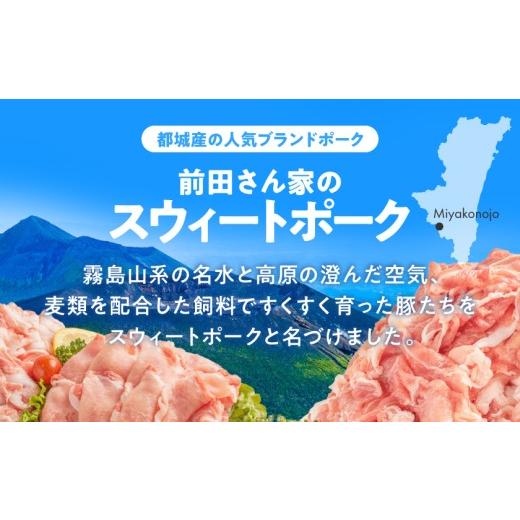 ふるさと納税 豚肉 セット 宮崎県 都城市 「前田さん家のスウィートポーク」&宮崎県産鶏肉バラエティ5.8kg_22-8904_ (都城市) 豚肉と鶏肉のセット 旨味と…