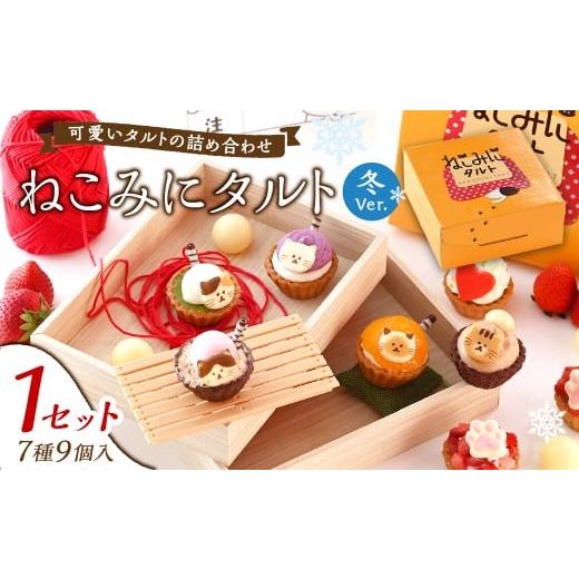 ふるさと納税 ケーキ・カステラ タルト 岡山県 倉敷市 ねこみにタルト9個入り 冬Ver. 7種類 セット 詰め合わせ ケーキ タルト フルーツ スイーツ フルーツタル…