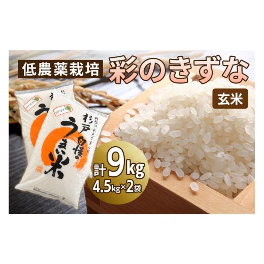 ふるさと納税 米 埼玉県 杉戸町 低農薬栽培の彩のきずな《玄米》9kg (4.5kg×2袋)｜おいしい お米 コメ こめ ご飯 ごはん お取り寄せ 直送 贈り物 贈答品 ふる…_1
