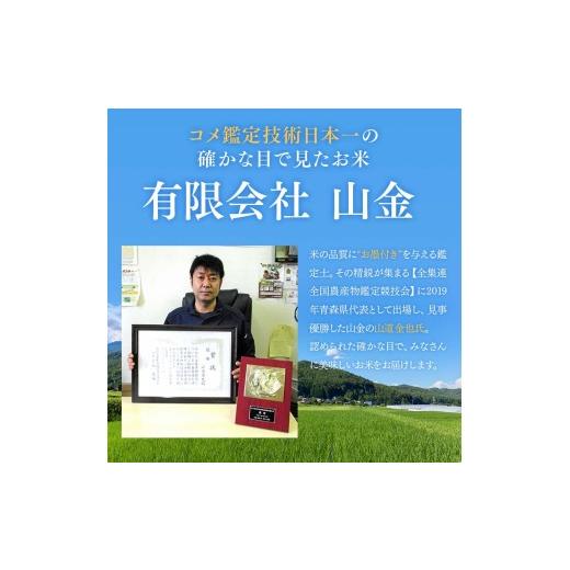 ふるさと納税 米 青森県 南部町  定期便 コメ鑑定技術日本一の山金 まっしぐら 10kg×3ヶ月連続（令和7年産） 白米 精米 米 お米 おこめ コメ 東北 青森県 南…の画像