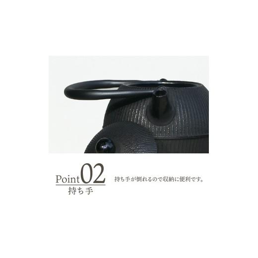 ふるさと納税 金工品 岩手県 奥州市  ご注文頂いてから6カ月以内発送予定 南部鉄器 鉄瓶 手まり0.8L 直火 ガスレンジ 伝統工芸品 1人用 丁度よい シンプル 鉄…の画像