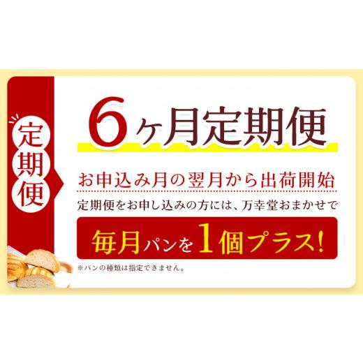 ふるさと納税 パン 菓子パン 熊本県 荒尾市 6ヶ月定期便 パン メロンパン 冷凍 プレーン 6個 手土産 おすそ分け スイーツ パン ギフト 菓子パン 万幸堂 《お…_3