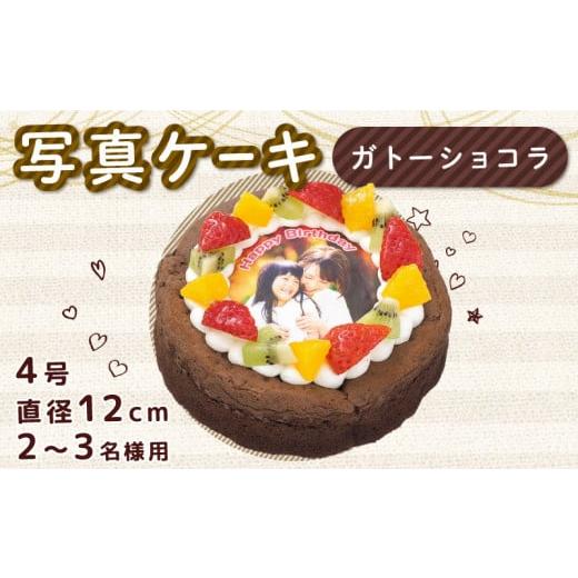 ふるさと納税 ケーキ・カステラ ガトーショコラ 徳島県 阿波市 ガトーショコラ 4号 写真ケーキ デコレーション 洋菓子 焼菓子 デザート スイーツ チョコレート…