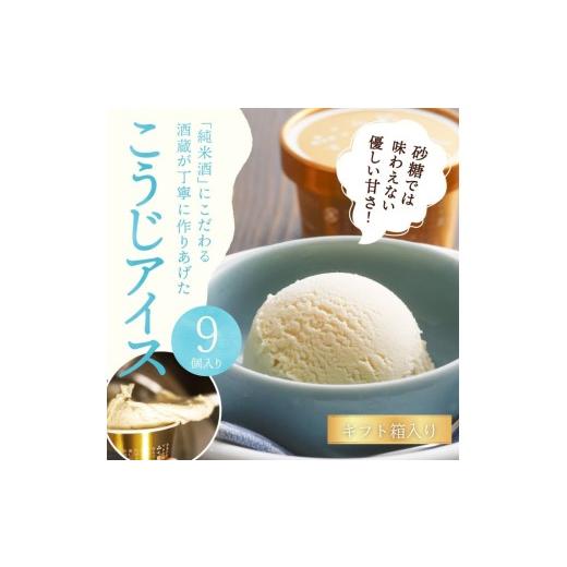 ふるさと納税 アイス・ヨーグルト 兵庫県 加西市 こうじアイス 9個 セット ギフト スイーツ