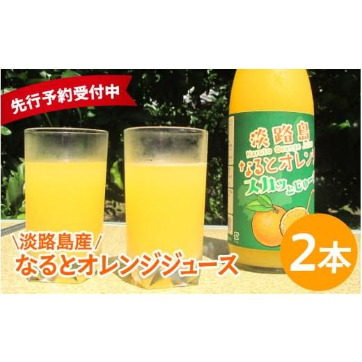 ふるさと納税 果汁飲料 みかん 兵庫県 - 先行予約/数量限定 淡路島産なるとオレンジジュース2本セット 2026年5月中旬頃より順次発送予定