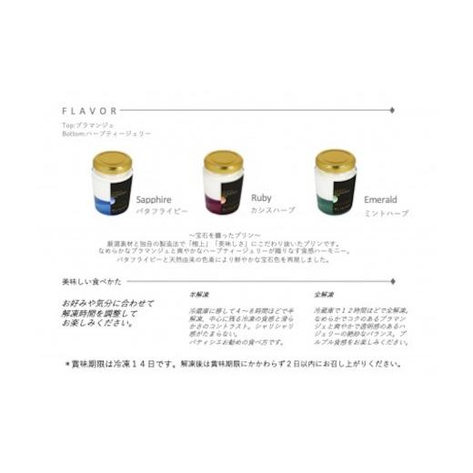 ふるさと納税 菓子 詰合せ 宮城県 仙台市 Jewel Pudding ジュエルプリン - Gift Box of 9 piece -  冷菓子・プリン・ハーブティーゼリー・ブラマンジェ・宝石…の画像