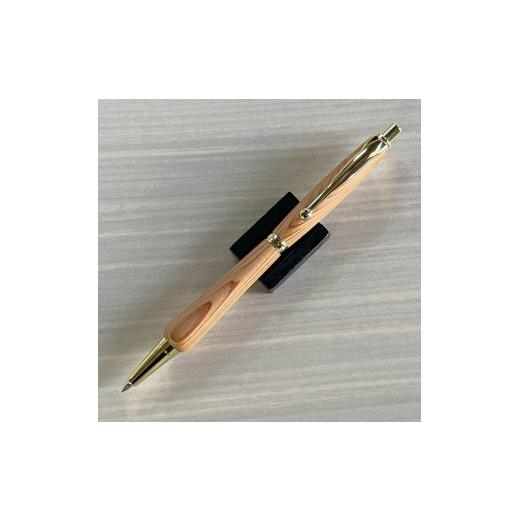 ふるさと納税 文房具・玩具 シャーペン 福岡県 大川市 2Pice 木軸シャープペンシル0.5mm (屋久杉) ゴールド金具 MUKU屋_1