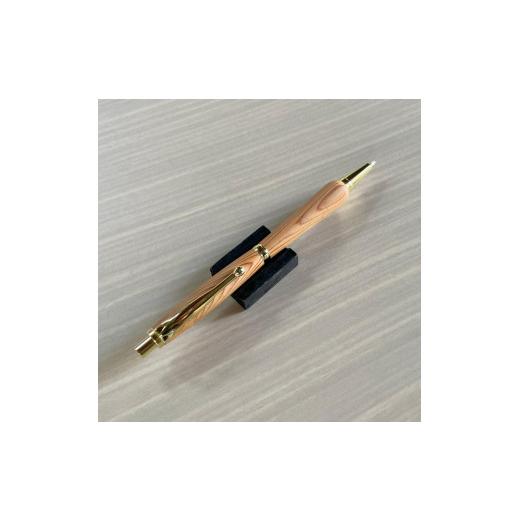 ふるさと納税 文房具・玩具 シャーペン 福岡県 大川市 2Pice 木軸シャープペンシル0.5mm (屋久杉) ゴールド金具 MUKU屋_3