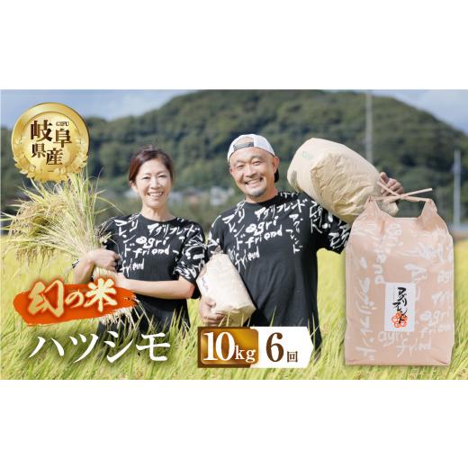 ふるさと納税 米 岐阜県 本巣市 6回 定期便 令和8年産 ハツシモ 10kg × 6回 6か月 米 こめ ごはん 白米 岐阜県産 本巣市 お米 精米 甘い 和食 寿司 アグリフ…