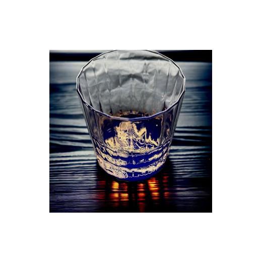 ふるさと納税 陶磁器・漆器・ガラス 和歌山県 海南市 ウィスキーグラス 龍(瑠璃色) NF7 瑠璃色