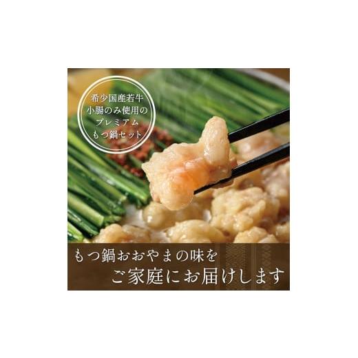ふるさと納税 モツ鍋 福岡県 中間市 博多もつ鍋おおやまのみそ・しょうゆ 食べ比べセット 各3人前(合計6人前) 028-0033_5