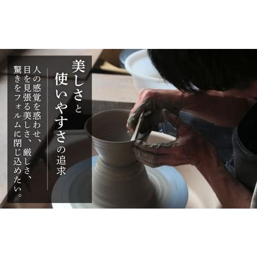 ふるさと納税 陶磁器・漆器・ガラス 埼玉県 久喜市 お酒 酒器 酒次・酒盃 セット 限定1点限り（青瓷、桐箱付） 現代茶陶展 受賞作家｜陶磁器 酒器 おちょこ 徳…_4