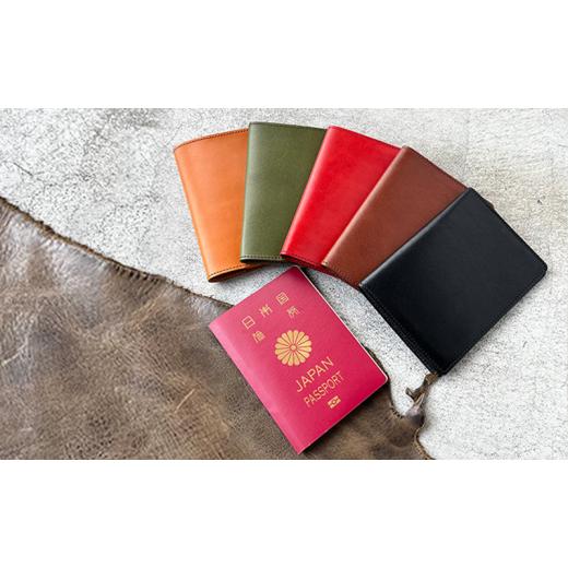 ふるさと納税 小物 岐阜県 美濃市   0433革 本革 パスポートケース 栃木レザー レザーケース 美濃市 キャメル キャメル