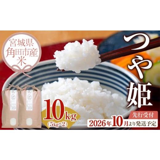 ふるさと納税 米 つや姫 宮城県 角田市 2026年分先行予約 令和8年産 米 つや姫 10kg ( 5kg × 2 ) お米 白米 精米 こめ ご飯 ごはん おにぎり つやひめ 国産 …