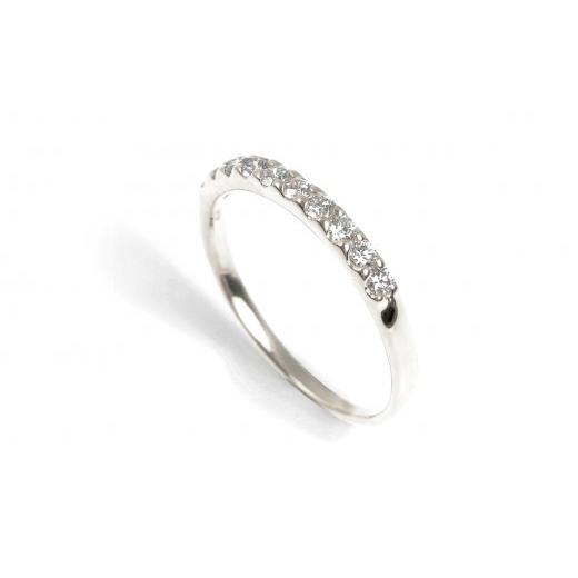 ふるさと納税 アクセサリー リング 山梨県 大月市 ピンキー　エタニティリング　0.18CT　Ｒ3996DI-P　プラチナ サイズ：1号〜9号（0.5号刻み対応可） プラチナの画像