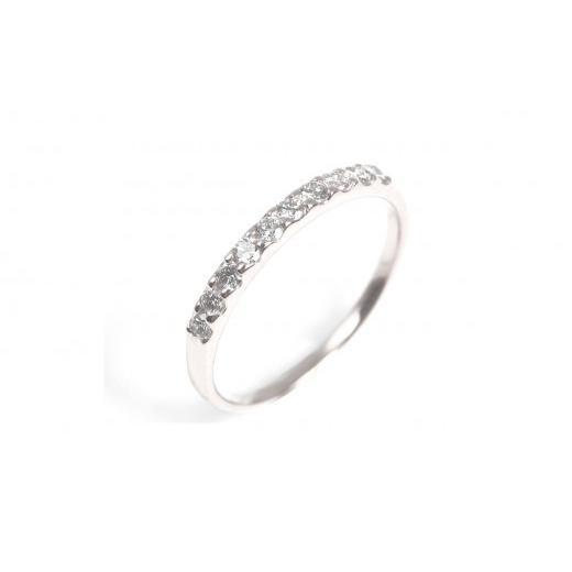 ふるさと納税 アクセサリー リング 山梨県 大月市 ピンキー　エタニティリング　0.18CT　Ｒ3996DI-P　プラチナ サイズ：1号〜9号（0.5号刻み対応可） プラチナの画像