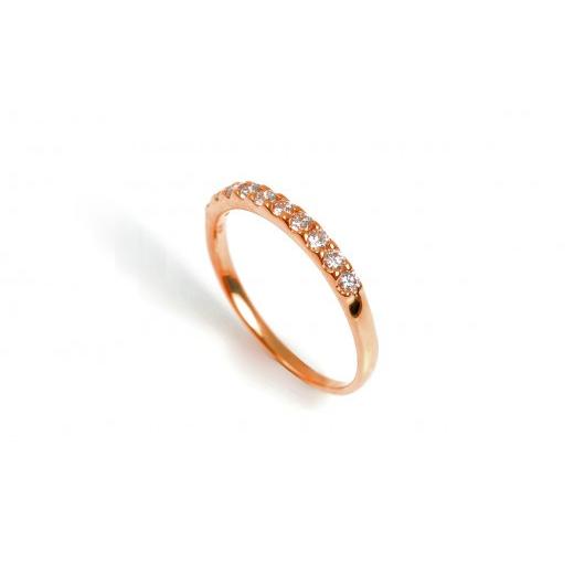 ふるさと納税 アクセサリー リング 山梨県 大月市 ピンキー　エタニティリング　0.18CT　Ｒ3996DI-R　ピンクゴールド サイズ：1号〜9号（0.5号刻み対応可） ピ…の画像