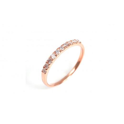 ふるさと納税 アクセサリー リング 山梨県 大月市 ピンキー　エタニティリング　0.18CT　Ｒ3996DI-R　ピンクゴールド サイズ：1号〜9号（0.5号刻み対応可） ピ…の画像