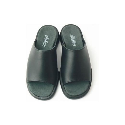 ふるさと納税 靴・スリッパ・下駄 徳島県 徳島市 日本製 カジュアルサンダル メンズ ブラック 1206 サイズ:LL LL