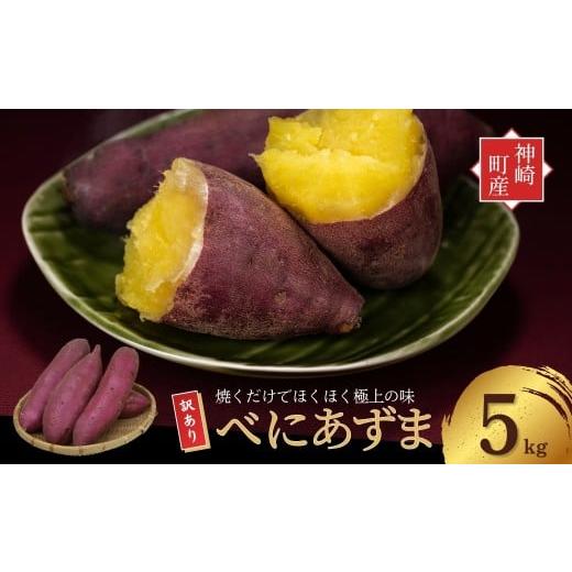 ふるさと納税 野菜類 サツマイモ 千葉県 神崎町 ＼焼き芋も天ぷらもおまかせ /神崎町産べにあずま 訳あり さつまいも 5kg|ホクホク甘い万能タイプ(9月・10…