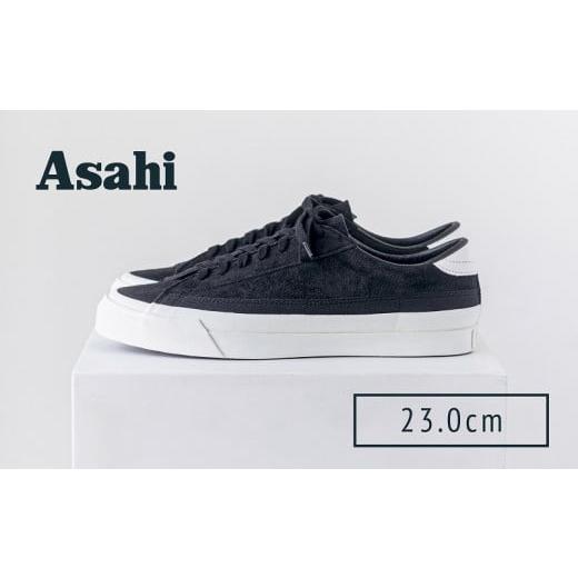 ふるさと納税 ファッション 靴 福岡県 久留米市 ASAHI BELTED SUEDE BLACK(23.0cm)_Ls032-2 23.0cm