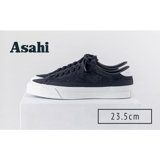 ふるさと納税 ファッション 靴 福岡県 久留米市 ASAHI BELTED SUEDE BLACK(23.5cm)_Ls032-3 23.5cm