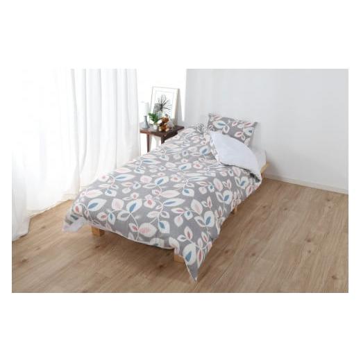 ふるさと納税 タオル・寝具 愛知県 蒲郡市 G0581 三河産 綿100% 120本ガーゼ肌掛けふとんカバー:配送情報備考 バジルグレー バジルグレー