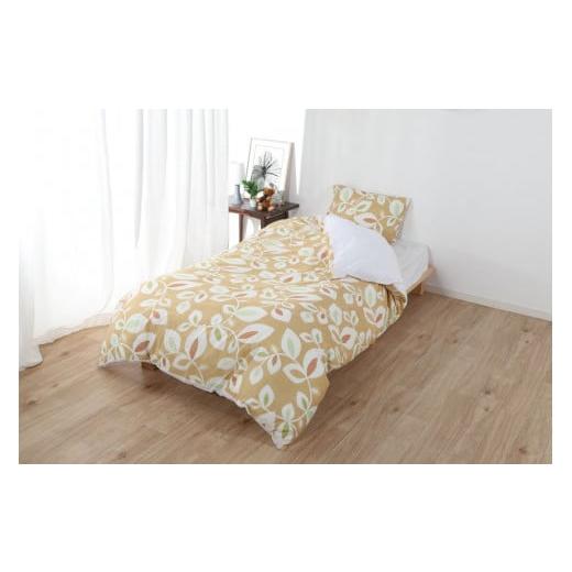 ふるさと納税 タオル・寝具 愛知県 蒲郡市 G0581 三河産 綿100% 120本ガーゼ肌掛けふとんカバー:配送情報備考 バジルイエロー バジルイエロー