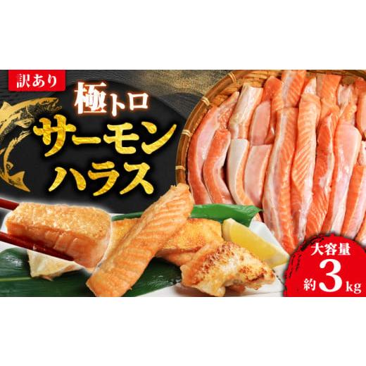 ふるさと納税 魚貝類 サーモン 千葉県 銚子市 訳あり トロ サーモン ハラス 約3kg (約1kg×3) アトランティックサーモン サーモンハラス トロサーモン サー…