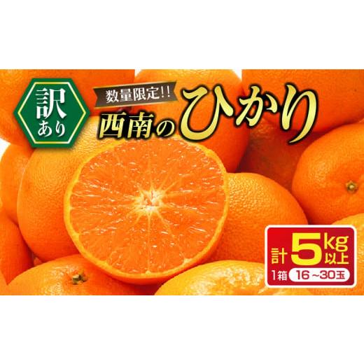 ふるさと納税 果物類 みかん 宮崎県 日南市 年内お届け 先行予約 訳あり 西南のひかり 計5kg 希少 期間限定 数量限定 みかん オレンジ フルーツ 果物 くだもの…