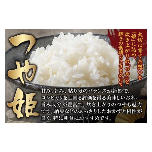 ふるさと納税 米 つや姫 宮城県 栗原市 《定期便3ヶ月》 令和6年産・白米 宮城県産 つや姫 毎月5kg (5kg&times;1袋)&times;3ヶ月