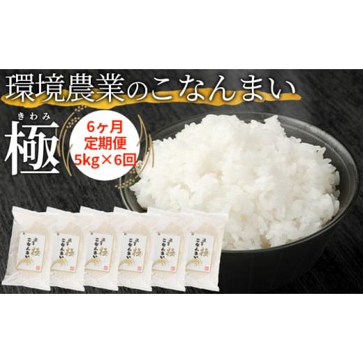 ふるさと納税 米 滋賀県 湖南市 6ヶ月定期便 環境農業のこなんまい 極5kg  