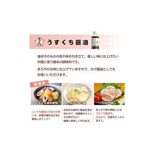 ふるさと納税 醤油 鹿児島県 日置市 No.1163 さくらしょうゆ3種(淡口醤油・濃口醤油・甘露醤油 各500ml×2本 計6本) 九州 鹿児島 しょうゆ 醤油 しょう油 正油…の画像