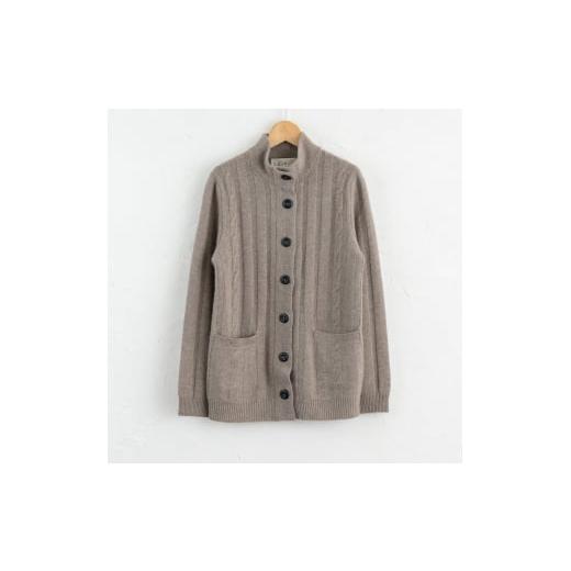 ふるさと納税 服 女 宮城県 加美町 スタンドカラージャケット(ブルー) 男性用サイズ:LL46) 白田のカシミヤ ブルー:LL(46)サイズ
