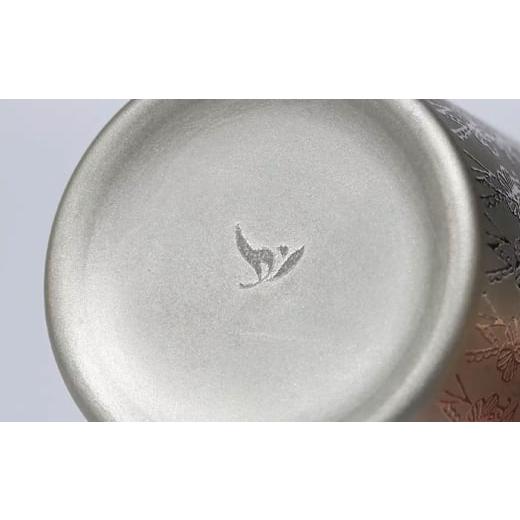ふるさと納税 陶磁器・漆器・ガラス 岐阜県 多治見市 by koransha shirogane タンブラー 115 多治見市 ／ 香蘭社 陶磁器 コップ 銀 TDY078の画像