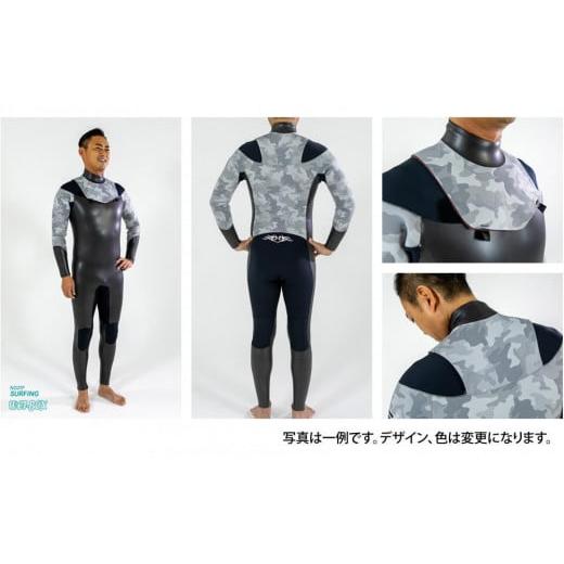 ふるさと納税 アウトドアグッズ ウェア 愛知県 名古屋市 サーフィン用ウェットスーツ (NOZIP)フルスーツ 3mm起毛_3