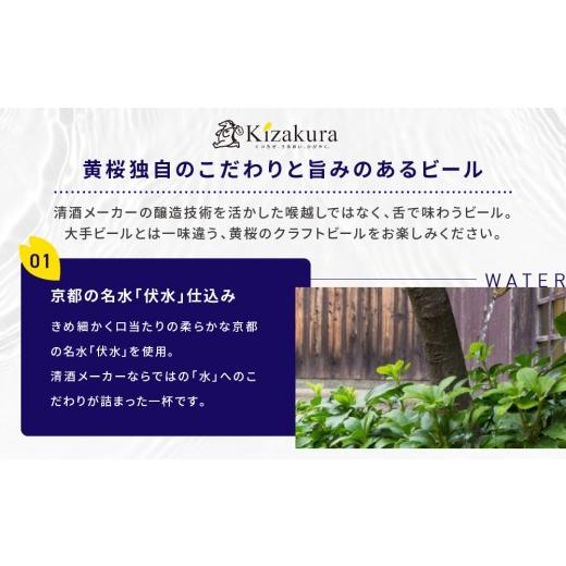 ふるさと納税 ビール 地ビール 京都府 京都市  定期便4回 黄桜 京都麦酒シリーズ（350ml缶×24本）［ キザクラ カッパ 京都 お酒 麦酒 ビール 缶ビール クラフ…の画像