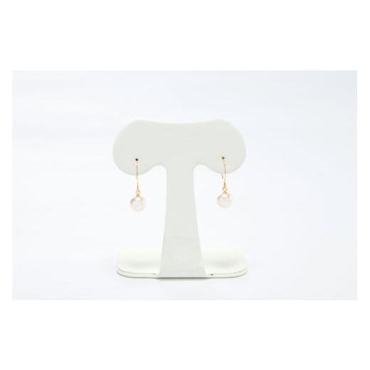 ふるさと納税 アクセサリー ピアス 三重県 鳥羽市  ?島屋選定品 世古真珠　あこや真珠 7.5mm K18 フックピアス（TA-2231）の画像