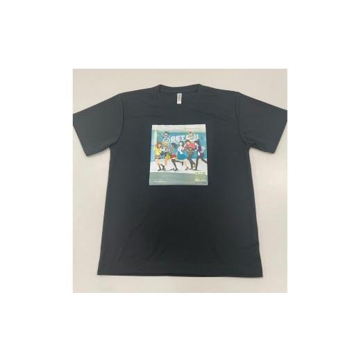 ふるさと納税 服 男 京都府 京都市 京都市交通局 “地下鉄に乗るっ"10周年記念デザインTシャツ(ブラック/Lサイズ) ブラック/Lサイズ