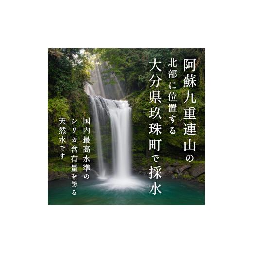 ふるさと納税 水・ミネラルウォーター 500mL〜999mL 大分県 玖珠町  定期便 天然シリカ天然水 525ml × 40本 3ヶ月 シリカちゃん〜玖珠の天然水〜 天然水 シリ…の画像