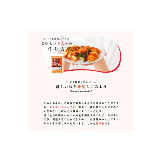 ふるさと納税 日高川町 おうちで本格キムチ革命 3セット キムチの素