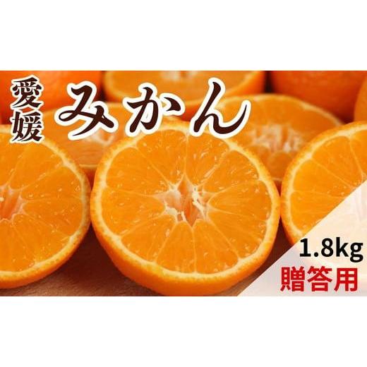 ふるさと納税 果物類 みかん 愛媛県 愛南町 贈答用 愛媛みかん 1.8kg 蜜柑 みかん 柑橘 果物 フルーツ 温州みかん 愛媛みかん 愛媛 愛南町 吉本農園 贈答用 1.…