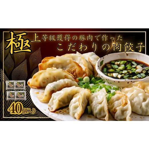 ふるさと納税 餃子 埼玉県 加須市 極上等級獲得の豚肉で作った拘りの肉餃子 希少豚 花咲豚スーパーナイン100%使用 :10個入× 4パック 10個入 4パック