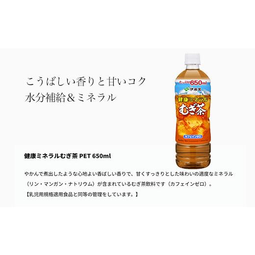 ふるさと納税 お茶類 千葉県 富里市  3か月定期便 伊藤園 健康ミネラルむぎ茶 1ケース （650ml×24本） 麦茶 伊藤園 ペットボトル お茶 650ml 茶 お茶 おすす…の画像