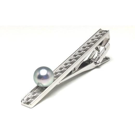 ふるさと納税 家具・装飾品 三重県 志摩市 真珠 アクセサリー 8.0〜8.5ミリ シルバー タイピン パール アコヤ真珠 伊勢 志摩 伊勢志摩 冠婚葬祭 慶事 弔事 結…