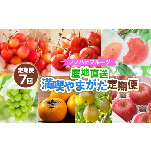 ふるさと納税 果物類 さくらんぼ 山形県 山形市 定期便7回 ノノハナフルーツ 産地直送 満喫やまがた定期便 令和8年産先行予約 FS25-591 くだもの 果物 フ…