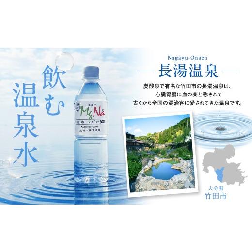ふるさと納税 水・ミネラルウォーター 500mL〜999mL 大分県 竹田市  2ヶ月毎6回定期便 硬水ミネラルウォーターマグナ300 500ml 計144本 （24本×6回） 水 飲料…の画像
