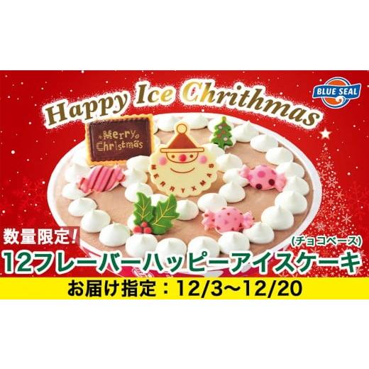 ふるさと納税 菓子 アイス 沖縄県 浦添市 着日指定必須 数量・期間限定 ハッピーアイスケーキ(チョコベース) 12月3日〜12月20日お届け